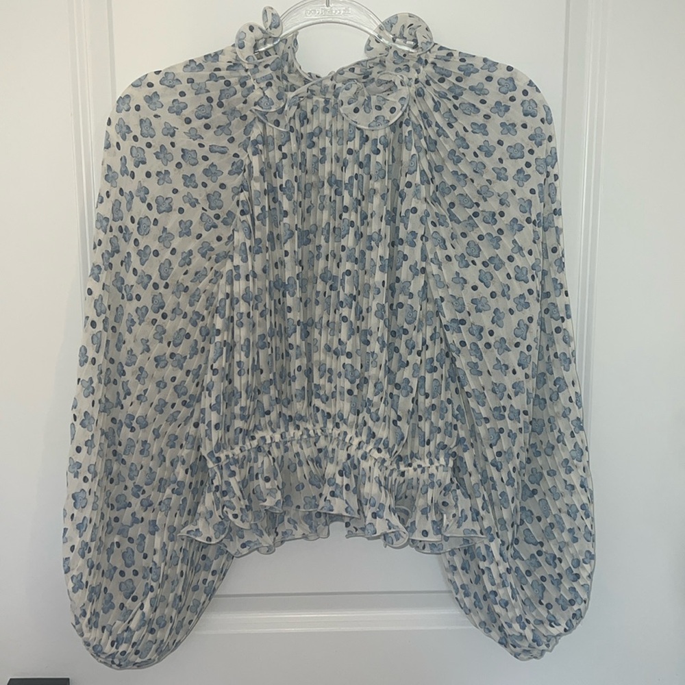 Elegant Pleated Blouse